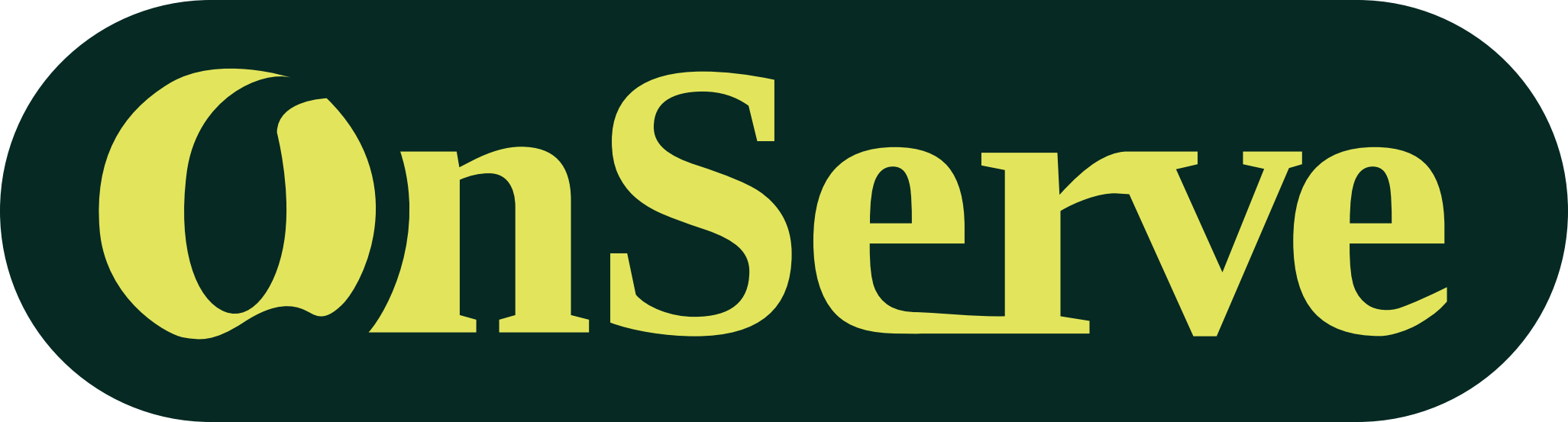 on serve